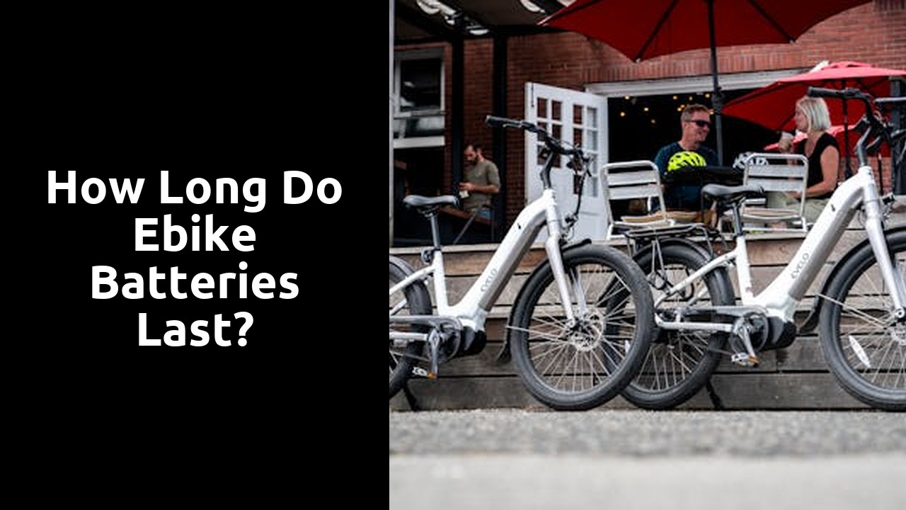 How long do ebike batteries last?